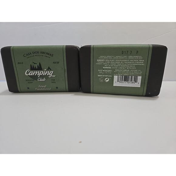 Casa Dos Aromas Forest SandalWood Triple Milled Soap Scented Camping Club Men - Picture 2 of 8